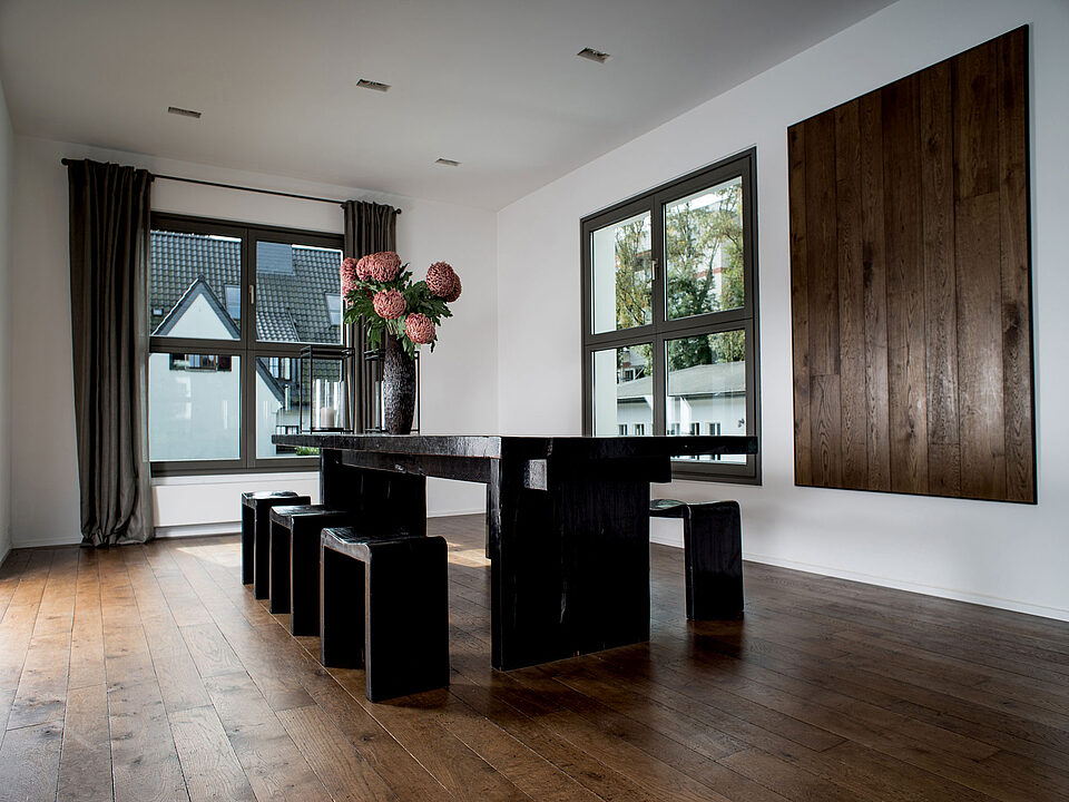 Exklusive Massivholzdiele Eiche Antico